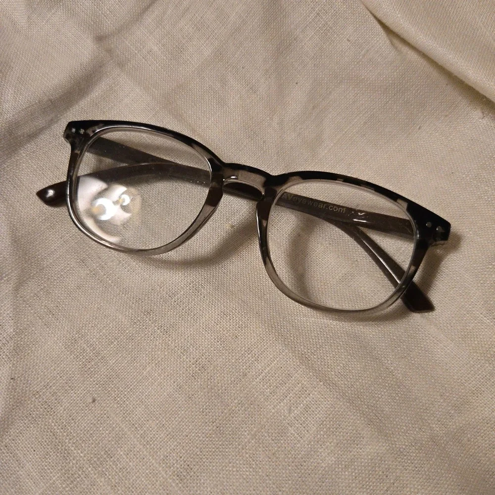 SAVeyewear Reading Glasses Spectacles Cheaters Clear Readers‎ Unisex Grey Black